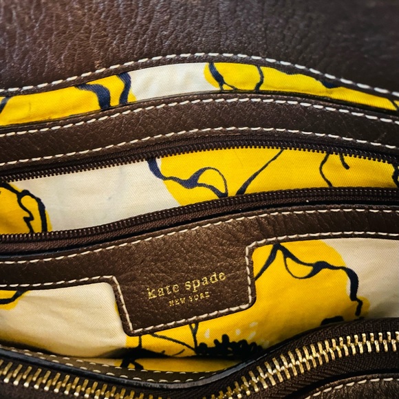Kate Spade Brown Leather Satchel - Picture 3 of 3